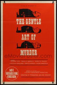 7e174 CRIME DOES NOT PAY Aust 1sh '61 Le Crime ne paie pas, The Gentle Art of Murder!