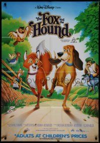 7e182 FOX & THE HOUND Aust 1sh R90s two friends who didn't know they were supposed to be enemies!