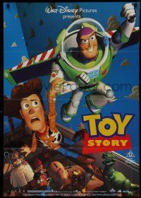 7e289 TOY STORY Aust 1sh '95 Woody, Buzz Lightyear, Disney and Pixar cartoon!