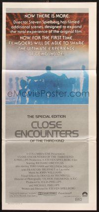 7e772 CLOSE ENCOUNTERS OF THE THIRD KIND S.E. Aust daybill '80 Spielberg classic with new scenes!