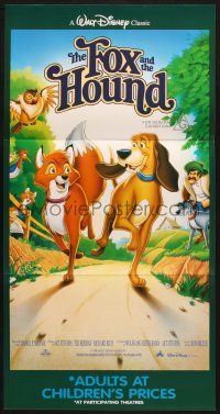 7e809 FOX & THE HOUND Aust daybill R90s friends who didn't know they were supposed to be enemies!