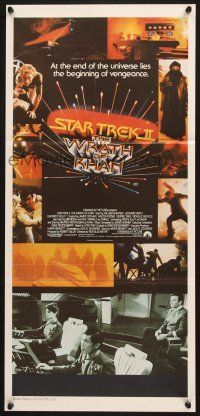 7e952 STAR TREK II Aust daybill '82 The Wrath of Khan, Leonard Nimoy, William Shatner!