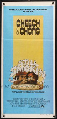 7e954 STILL SMOKIN' Aust daybill '83 Cheech & Chong will have you rollin' in your seats, drugs!