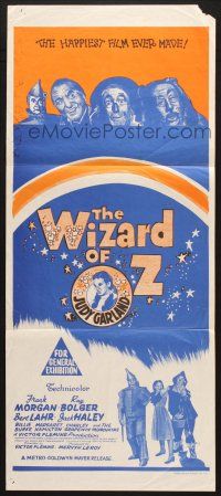 7e994 WIZARD OF OZ Aust daybill R70s Victor Fleming, Judy Garland all-time classic!