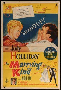 7e232 MARRYING KIND Aust 1sh '52 the wedding bells are ringing for pretty bride Judy Holliday!