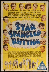 7e280 STAR SPANGLED RHYTHM Aust 1sh '43 many images of Paramount's best 1940s stars!