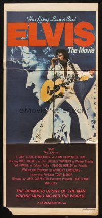 7e795 ELVIS Aust daybill '79 Kurt Russell as Presley, directed by John Carpenter, rock & roll!