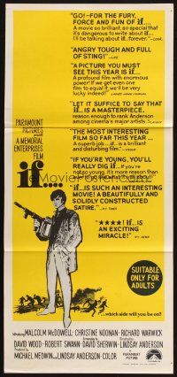 7e836 IF Aust daybill '69 introducing Malcolm McDowell, directed by Lindsay Anderson!