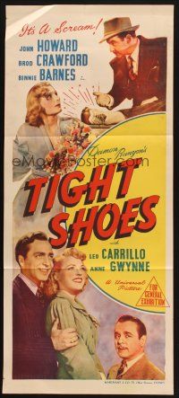 7e971 TIGHT SHOES Aust daybill '41 Binnie Barnes, from Damon Runyon story, different!