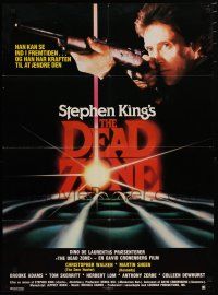 7e009 DEAD ZONE Danish '84 David Cronenberg, Stephen King, Christopher Walken sees the future!
