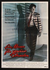 7e484 AMERICAN GIGOLO German '80 handsomest male prostitute Richard Gere is framed for murder!