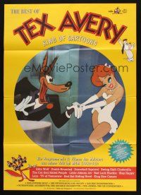 7e498 BEST OF TEX AVERY German '80s the Wolf leers at Red Hot Riding Hood, Droopy!
