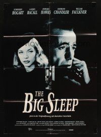 7e500 BIG SLEEP German R85 different image of Humphrey Bogart & sexy Lauren Bacall, Howard Hawks
