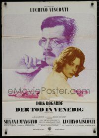 7e536 DEATH IN VENICE German '71 Luchino Visconti's Morte a Venezia, Bogarde, Marisa Berensen