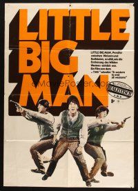7e599 LITTLE BIG MAN orange title style German '71 Dustin Hoffman as most neglected hero!