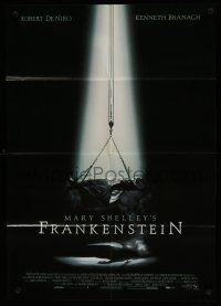 7e616 MARY SHELLEY'S FRANKENSTEIN German '95 Kenneth Branagh directed, Robert De Niro as monster!
