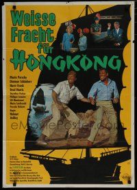 7e630 MYSTERY OF THE RED JUNGLE German '64 Weisse Fracht Fur Hongkong, action in the Orient!