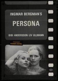 7e640 PERSONA German '66 close up of Liv Ullmann & Bibi Andersson, Ingmar Bergman classic!