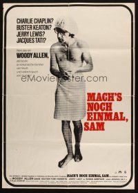 7e642 PLAY IT AGAIN, SAM German '72 Diane Keaton, Jerry Lacy as Bogart, wacky Woody Allen