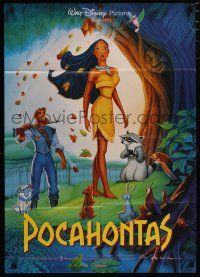 7e645 POCAHONTAS German '95 Disney cartoon, the famous Native American Indian with John Smith!