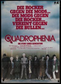 7e652 QUADROPHENIA German '79 great image of The Who & Sting, English rock & roll!