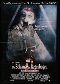 7e668 SERPENT & THE RAINBOW German '88 directed by Wes Craven, don't bury me, I'm not dead!