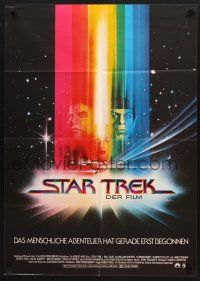 7e681 STAR TREK German '79 art of William Shatner, Leonard Nimoy & Persis Khambatta by Peak!