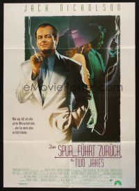 7e703 TWO JAKES German '90 cool full-length art of smoking Jack Nicholson by Rodriguez!