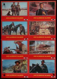 7e446 GOOD, THE BAD & THE UGLY German LC poster R80 Clint Eastwood, Lee Van Cleef, Sergio Leone!