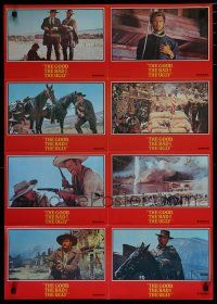 7e447 GOOD, THE BAD & THE UGLY English German LC poster R80 Clint Eastwood, Lee Van Cleef, Leone!