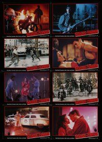 7e458 STREETS OF FIRE German LC poster '84 Walter Hill directed, Michael Pare, sexy Diane Lane!