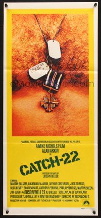 7e769 CATCH 22 Aust daybill '70 directed by Mike Nichols, based on novel by Joseph Heller!
