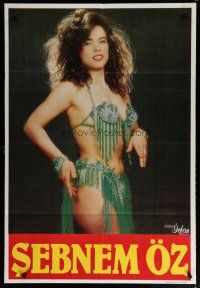 7e146 SEBNEM OZ Turkish '80s image of sexy woman in fancy & skimpy outfit!