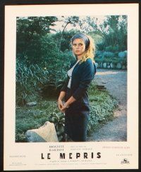 7e064 LE MEPRIS set of 16 French LCs '63 Jean-Luc Godard, images of super sexy Brigitte Bardot!