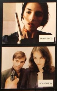 7e081 POSSESSION set of 8 French LCs '83 sexy Isabelle Adjani, who will arouse your hidden fears!