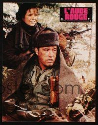 7e090 RED DAWN set of 3 French LCs '84 Swayze, C. Thomas Howell, Charlie Sheen, Powers Boothe!