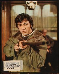 7e075 STRAW DOGS set of 9 style B French LCs '72 Dustin Hoffman & Susan George, Peckinpah directed!
