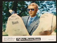 7e077 THOMAS CROWN AFFAIR set of 9 style B French LCs '68 Steve McQueen & sexy Faye Dunaway!