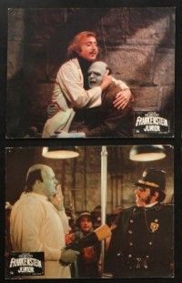 7e085 YOUNG FRANKENSTEIN set of 8 French LCs '74 Mel Brooks, Gene Wilder, Garr, Frankenstein Junior