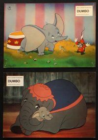 7e422 DUMBO set of 8 German LCs R70s images from Walt Disney circus elephant classic!