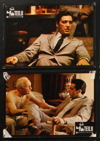7e414 GODFATHER PART II set of 24 German LCs '74 Al Pacino in Francis Ford Coppola classic sequel!