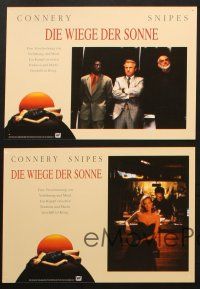 7e431 RISING SUN set of 5 German LCs '93 Sean Connery, Wesley Snipes, Harvey Keitel, Tatjana Patitz