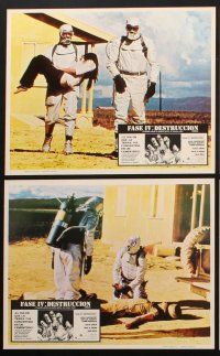 7e036 PHASE IV set of 8 Mexican LCs '74 Nigel Davenport, Michael Murphy, directed by Saul Bass!