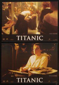 7e020 TITANIC set of 6 Spanish LCs '97 Leonardo DiCaprio, Kate Winslet, directed by James Cameron!