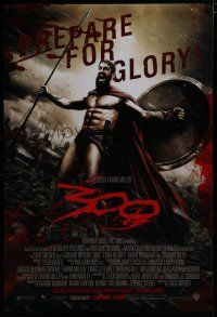 7f011 300 advance English 1sh '06 Zack Snyder directed, Gerard Butler, prepare for glory!
