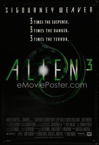 7f029 ALIEN 3 1sh '92 Sigourney Weaver, it's hiding in the most terrifying place of all!