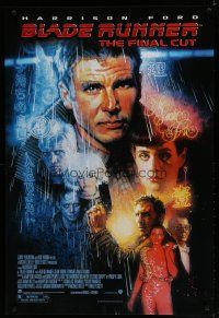 7f089 BLADE RUNNER 1sh R07 Ridley Scott sci-fi classic, art of Harrison Ford by Drew Struzan!