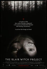7f091 BLAIR WITCH PROJECT DS 1sh '99 Daniel Myrick & Eduardo Sanchez horror cult classic!