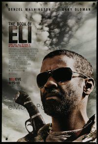 7f097 BOOK OF ELI advance DS 1sh '10 cool image of Denzel Washington in the title role!