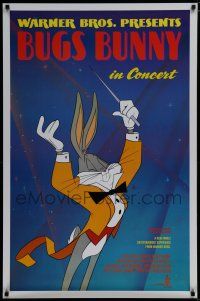 7f109 BUGS BUNNY IN CONCERT 1sh '90 great cartoon image of Bugs conducting orchestra!